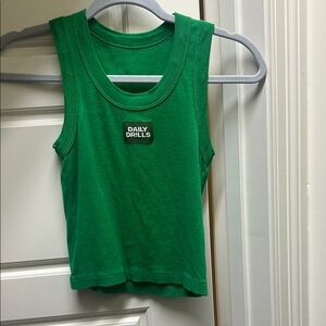 Daily Drills Green Women's Tank Top